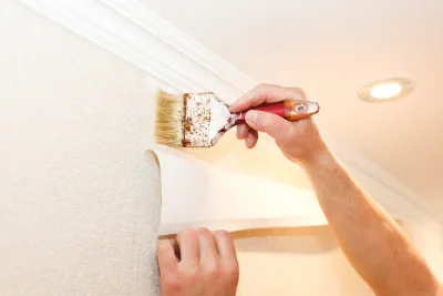 Pose de papier peint à Lenax — revêtements muraux et toiles de verre